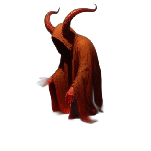 mask, creature, staff, dragon, concept art, fantasy art, 3d render, pixel art transparent PNG cut-out