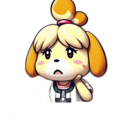 staff, hat, animal, crown, pixel art, concept art, anime, watercolor transparent PNG cut-out