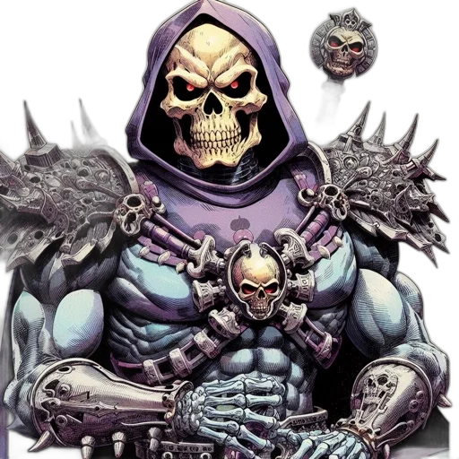 mask, jewelry, comic book art, concept art, fantasy art, pixel art, intimidating, figure transparent PNG cut-out