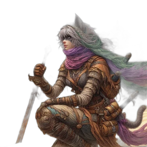 sword, dragon, fantasy art, concept art, watercolor, comic book art, pastel, dark transparent PNG cut-out