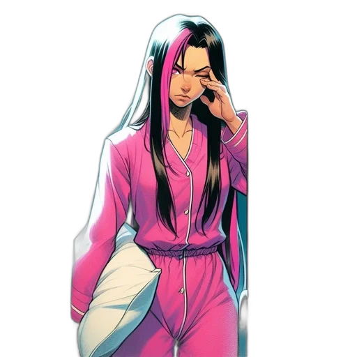 jacket, dress, vaporwave, concept art, comic book art, pixel art, pastel, colorful transparent PNG cut-out