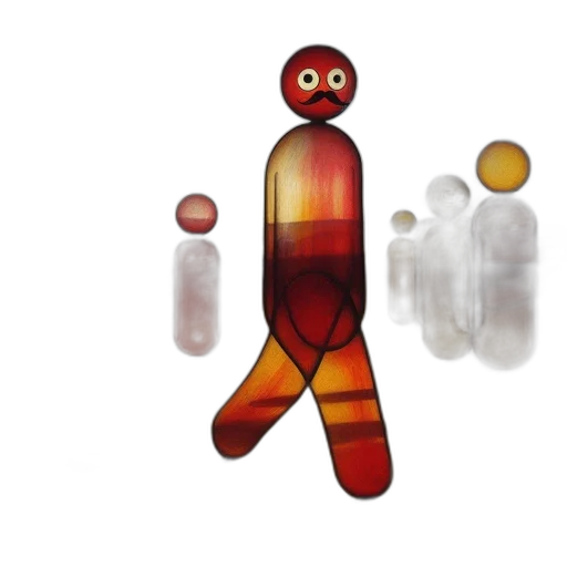 concept art, 3d render, pixel art, outer space, fog, surreal, painting, features transparent PNG cut-out