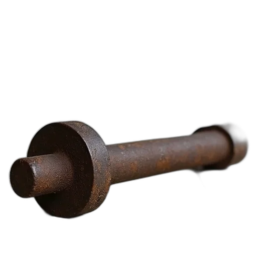 weapon, staff, sword, furniture, 3d render, photorealistic, rusty, metal transparent PNG cut-out