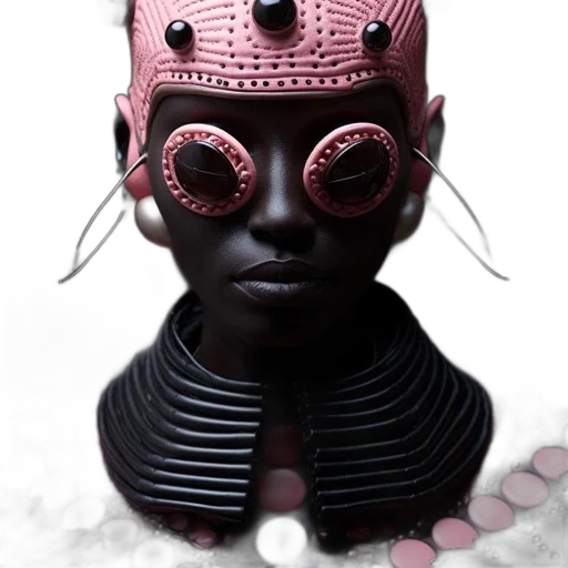 mask, robot, face, creature, cyberpunk, 3d render, concept art, photorealistic transparent PNG cut-out