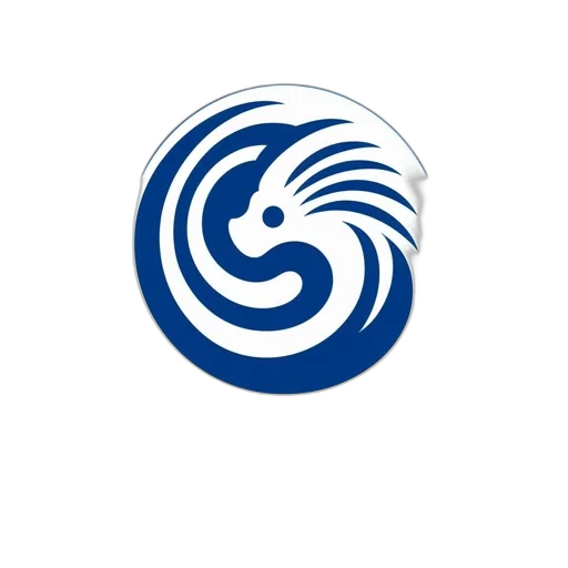 staff, hair, umbrella, jewelry, blue, white, circular, emblem transparent PNG cut-out