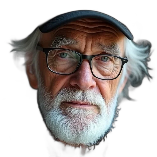 face, hat, animal, hair, photorealistic, 3d render, concept art, cartoon transparent PNG cut-out