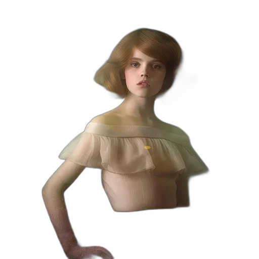 dress, hat, crown, face, 3d render, concept art, photorealistic, pixel art transparent PNG cut-out