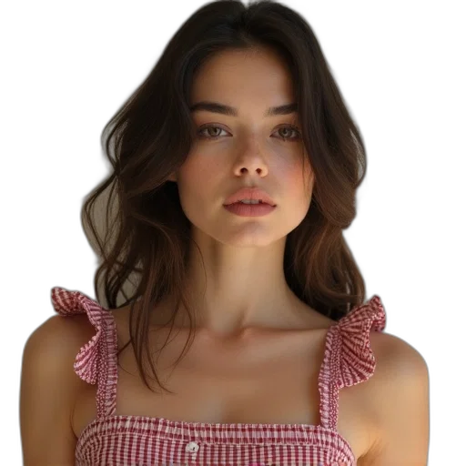 dress, face, hair, jewelry transparent PNG cut-out