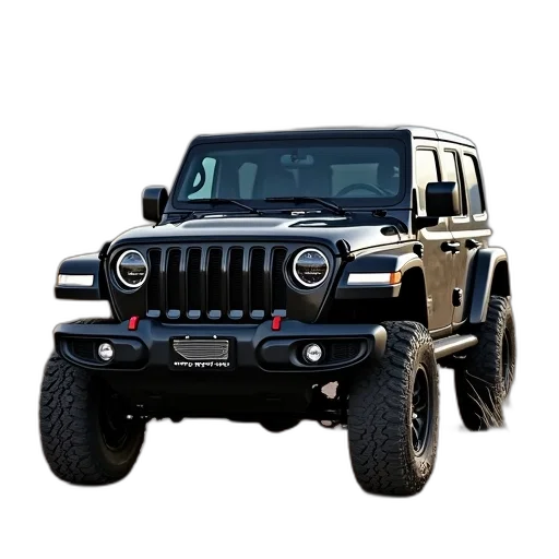 car, 3d render, photorealistic, jeep transparent PNG cut-out
