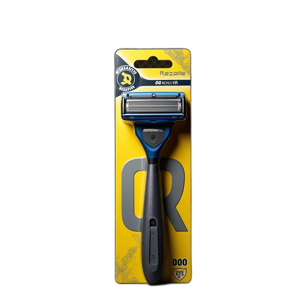 staff, weapon, hair, 3d render, close-up, image, gillette, razor transparent PNG cut-out