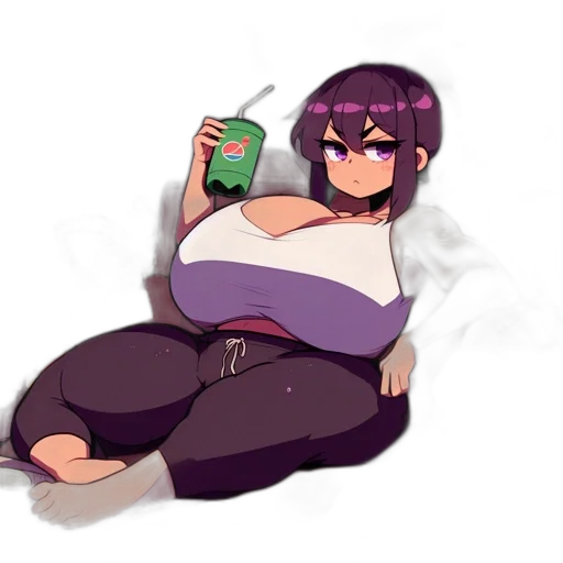 bottle, food, robot, pixel art, concept art, vaporwave, anime, green transparent PNG cut-out