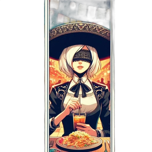 food, jacket, sword, bottle, comic book art, anime, fantasy art, concept art transparent PNG cut-out