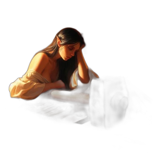 jewelry, furniture, dress, face, concept art, fantasy art, photorealistic, pixel art transparent PNG cut-out