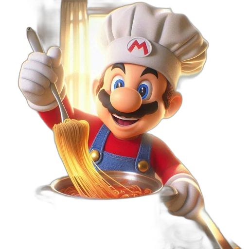 staff, food, weapon, sword, 3d render, concept art, pixel art, mario transparent PNG cut-out