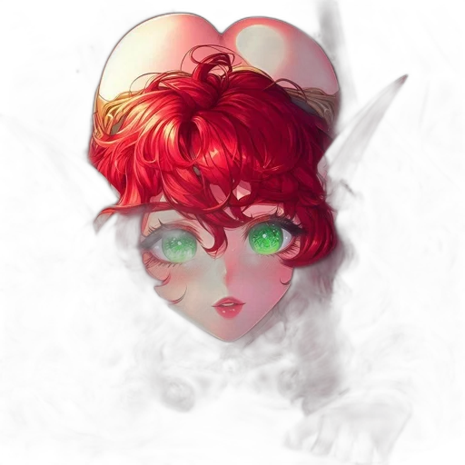 mask, face, crown, staff, fantasy art, pixel art, concept art, anime transparent PNG cut-out
