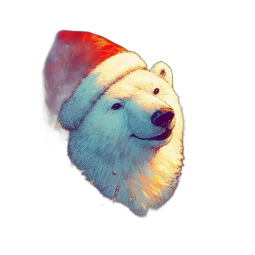 hat, animal, creature, mask, watercolor, concept art, fantasy art, photorealistic transparent PNG cut-out
