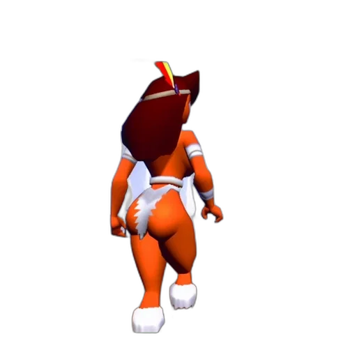 robot, creature, animal, staff, 3d render, concept art, vaporwave, pixel art transparent PNG cut-out