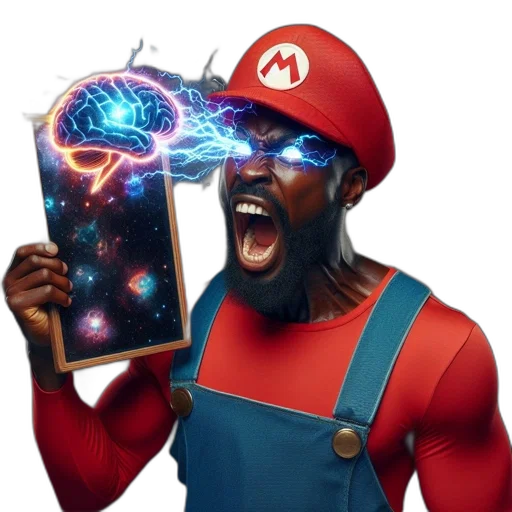 hat, mask, face, weapon, concept art, 3d render, comic book art, image transparent PNG cut-out