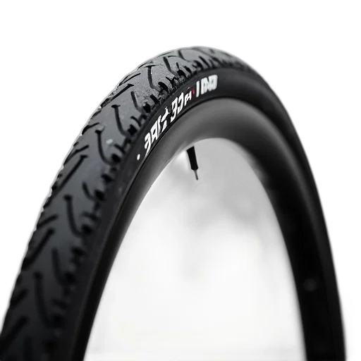close-up, image, single, black, bicycle, tire, white, logo transparent PNG cut-out