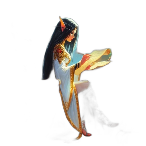 sword, staff, dress, weapon, fantasy art, concept art, pixel art, comic book art transparent PNG cut-out