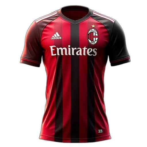 new, milan, home, shirt transparent PNG cut-out
