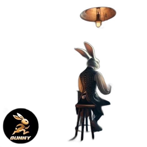animal, umbrella, hat, jewelry, concept art, 3d render, fantasy art, pixel art transparent PNG cut-out