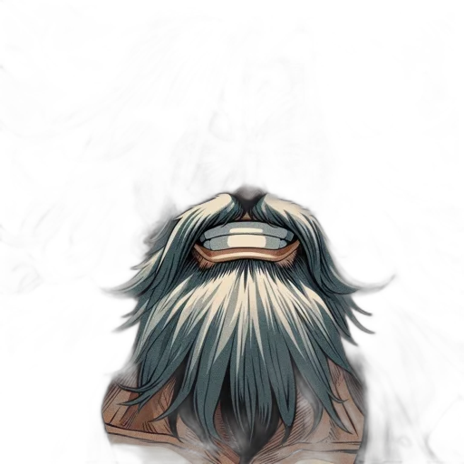 mask, face, hair, creature transparent PNG cut-out