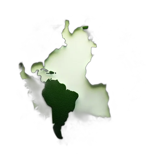 3d render, green, earth tones, planet, earth, made, leaves, middle transparent PNG cut-out