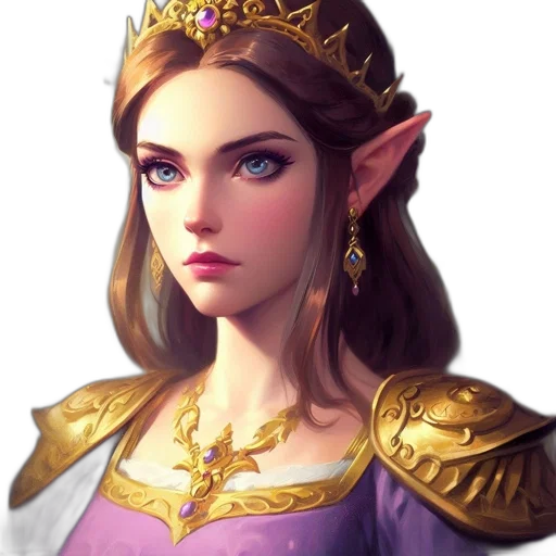 crown, face, jewelry, staff, fantasy art, concept art, photorealistic, pixel art transparent PNG cut-out