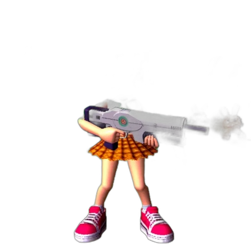 weapon, robot, staff, sword, 3d render, concept art, pixel art, vaporwave transparent PNG cut-out