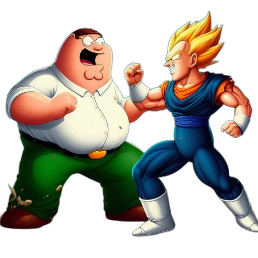 concept art, 3d render, pixel art, comic book art, two, animated, characters, interact transparent PNG cut-out