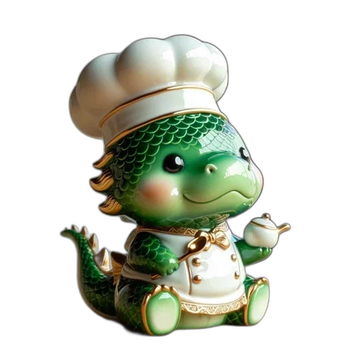 staff, food, dragon, 3d render, concept art, photorealistic, artistic, figurine transparent PNG cut-out