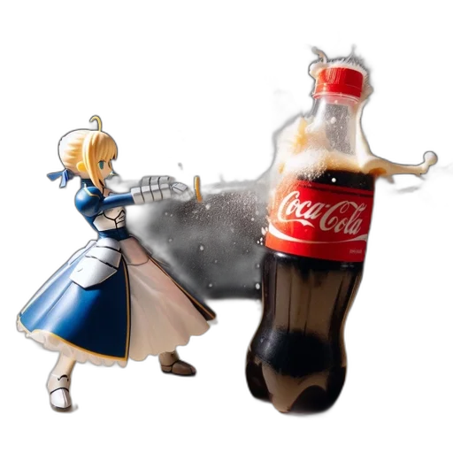 bottle, food, weapon, dress, concept art, 3d render, pixel art, anime transparent PNG cut-out
