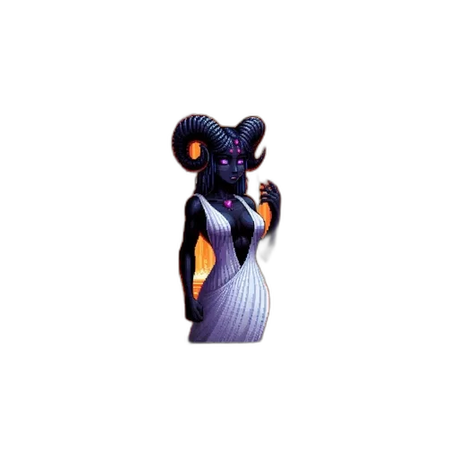 dress, animal, creature, jewelry, pixel art, concept art, 3d render, fantasy art transparent PNG cut-out