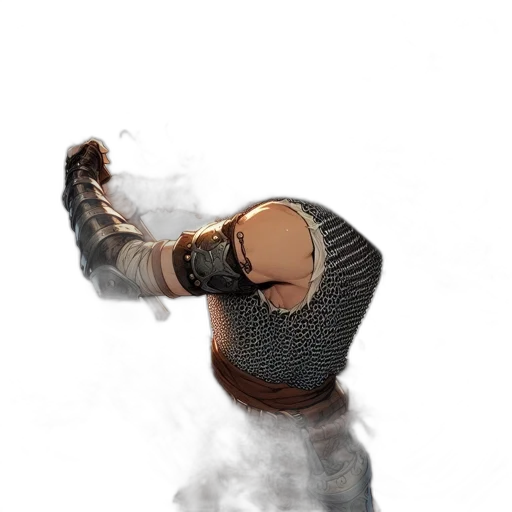 mask, staff, weapon, hat, 3d render, concept art, photorealistic, fantasy art transparent PNG cut-out