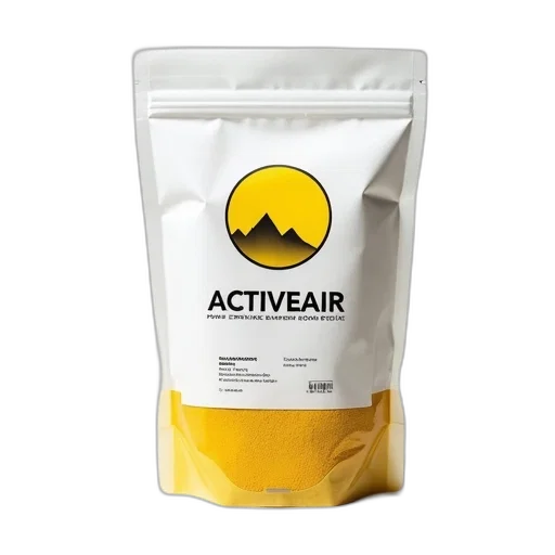 white, plastic, bag, label, reads, activeair, powered, whole-room transparent PNG cut-out