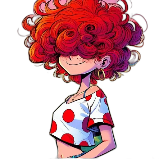 dress, hair, crown, flower, cartoon, concept art, watercolor, pixel art transparent PNG cut-out
