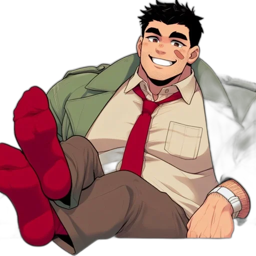 staff, jacket, cartoon, comic book art transparent PNG cut-out