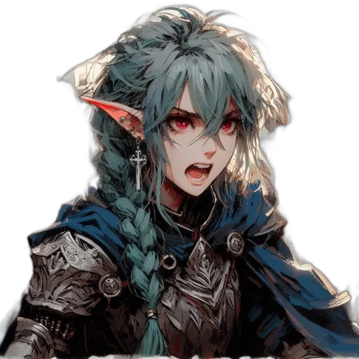 face, dragon, staff, mask, fantasy art, concept art, pixel art, anime transparent PNG cut-out