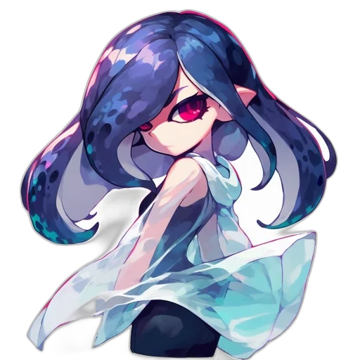 staff, mask, weapon, creature, pixel art, concept art, vaporwave, anime transparent PNG cut-out