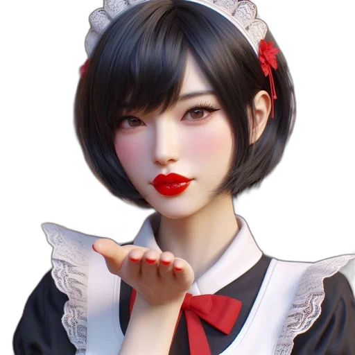 face, staff, mask, robot, photorealistic, 3d render, fantasy art, anime transparent PNG cut-out