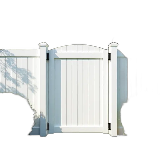 furniture, building, 3d render, white, privacy, fence, outdoor, setting transparent PNG cut-out