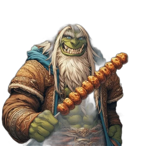 staff, creature, food, weapon, concept art, fantasy art, comic book art, photorealistic transparent PNG cut-out