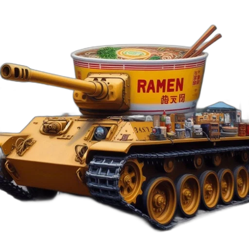 food, weapon, robot, car, concept art, 3d render, photorealistic, pixel art transparent PNG cut-out