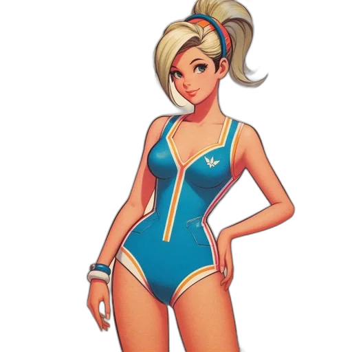 dress, cartoon, concept art, comic book art, pixel art, neon, blue, vintage transparent PNG cut-out