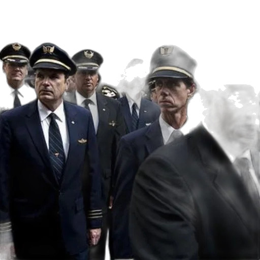 staff, hat, face, concept art, photorealistic, fog, group, pilots transparent PNG cut-out