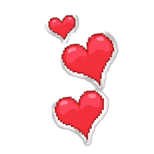 jewelry, pixel art, 3d render, concept art, cartoon, red, pixelated, image transparent PNG cut-out
