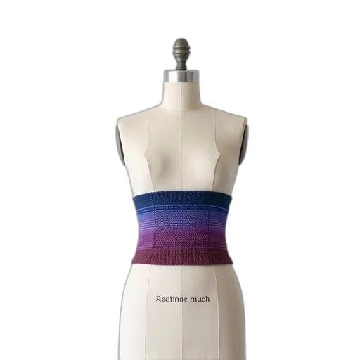 dress, bottle, 3d render, mannequin, displayed, colorful, textured, belt transparent PNG cut-out