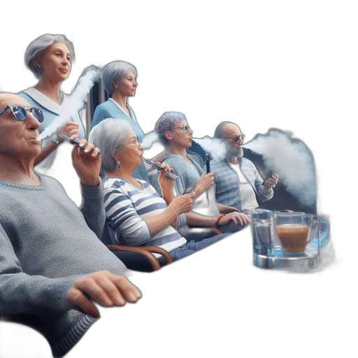 concept art, 3d render, cyberpunk, vaporwave, outer space, futuristic, living, space transparent PNG cut-out