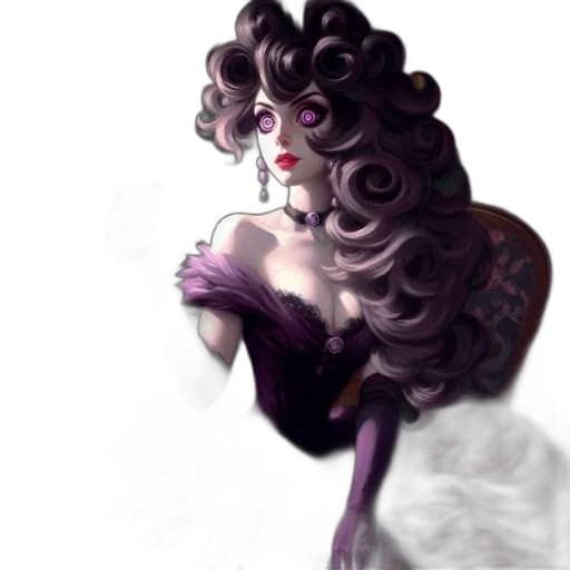 dress, crown, mask, jewelry, concept art, fantasy art, watercolor, photorealistic transparent PNG cut-out